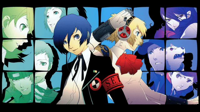 Picture of all of the Party Members from Persona 3